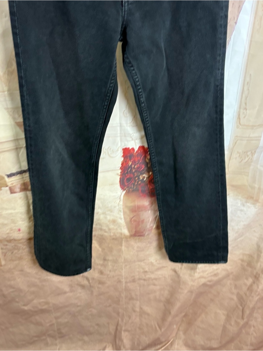 Ulla Johnson Black High-Rise Straight Jeans - Picture 5 of 11